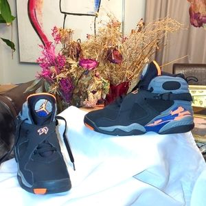 Jordan 8 Retro black on grey